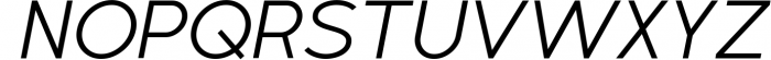 Radian | A Geometric Sans Serif Typeface Font UPPERCASE
