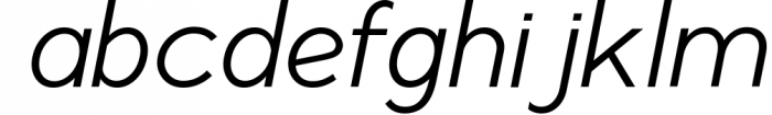 Radian | A Geometric Sans Serif Typeface Font LOWERCASE
