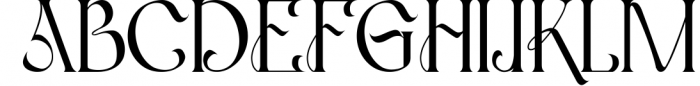 Raindrops - Stylish Serif Font UPPERCASE