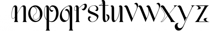Raindrops - Stylish Serif Font LOWERCASE