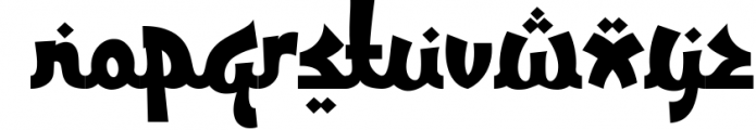 Rakhisa - Cartoon Faux Arabic Font Font LOWERCASE