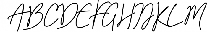 Ranjally Monoline Signature Font UPPERCASE