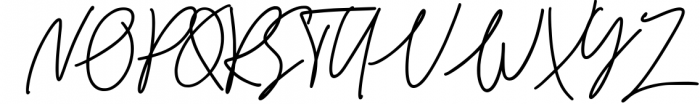 Ranjally Monoline Signature Font UPPERCASE