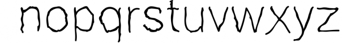 Ranting - Unique San Serif Font Font LOWERCASE