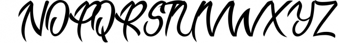 Rashard - Brush Lettering Font Font UPPERCASE