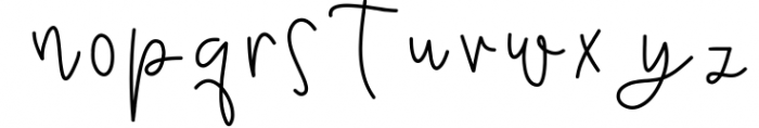 Raspberry - A Handwritten Script Font Font LOWERCASE