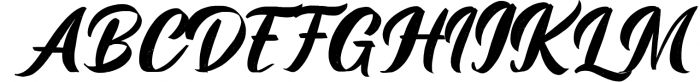 Rastynd Script Bold Modern Font UPPERCASE