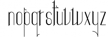 Ravenside-high end trio font 5 Font LOWERCASE