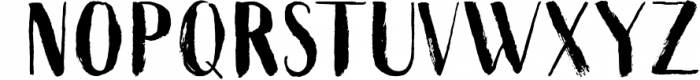 Rawbrush Upright Font LOWERCASE