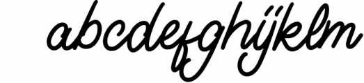 Rayland Signature Monoline Font LOWERCASE