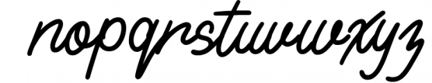 Rayland Signature Monoline Font LOWERCASE