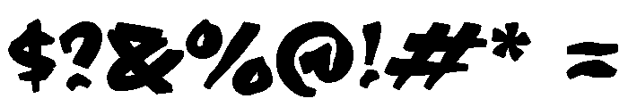 RABAGET Font OTHER CHARS