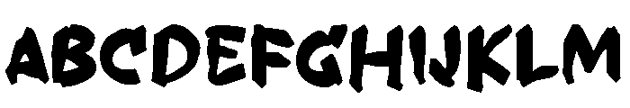 RABAGET Font UPPERCASE