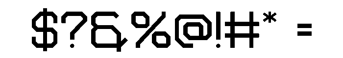 RADON Font OTHER CHARS