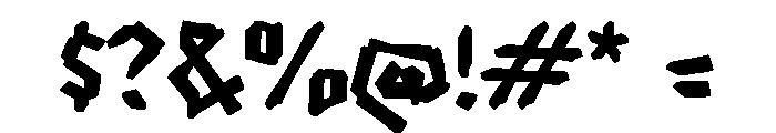 RAEDAN Font OTHER CHARS