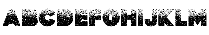 RAINED PERSONAL USE Regular Font UPPERCASE
