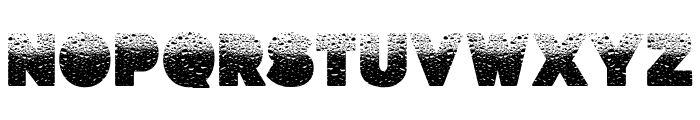 RAINED PERSONAL USE Regular Font UPPERCASE