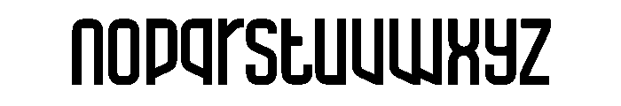RANGE-OVER Font LOWERCASE