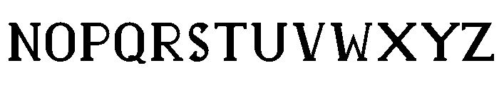 RASMINA HS 60 Font UPPERCASE