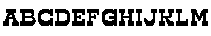 RATESADEMO Regular Font UPPERCASE