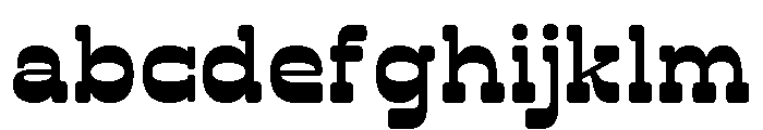 RATESADEMO Regular Font LOWERCASE