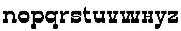 RATESADEMO Regular Font LOWERCASE