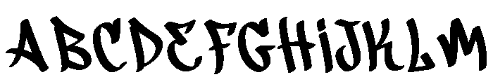 RAVENIX Regular Font UPPERCASE