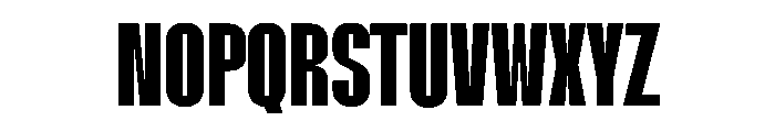 RAWZ Font UPPERCASE