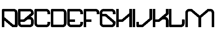 RAYSHA 110907 Font UPPERCASE
