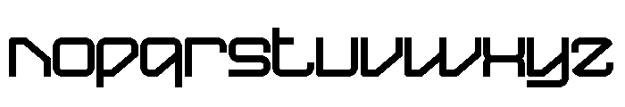 RAYSHA 110907 Font LOWERCASE