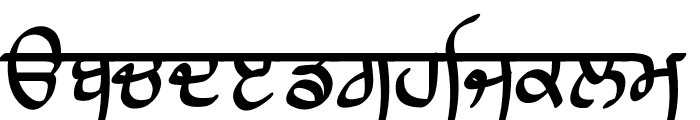 Raaj Script Medium Font LOWERCASE