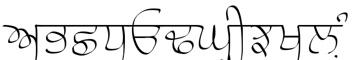 Raaj Thin Font UPPERCASE