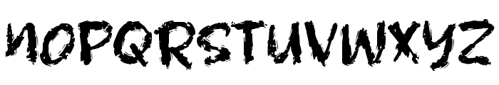 Rab Brush Font UPPERCASE
