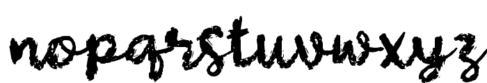 Rab Brush Font LOWERCASE