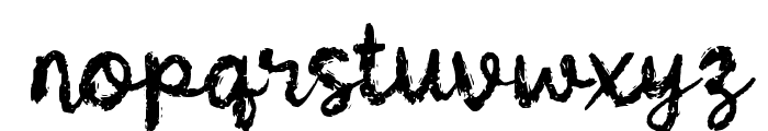 Rabage Font LOWERCASE