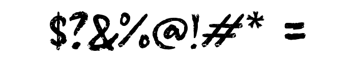 Rabajio Soul Font OTHER CHARS