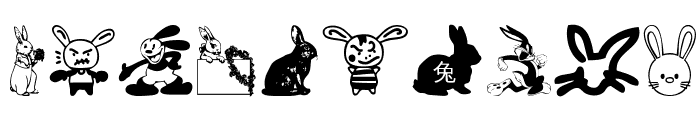 Rabbit Font OTHER CHARS