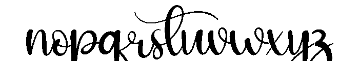 Rabbit2 Font LOWERCASE