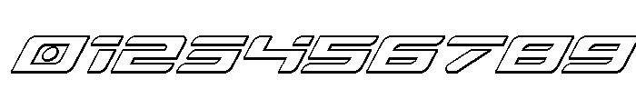 Race Pod 3D Super-Italic Font OTHER CHARS