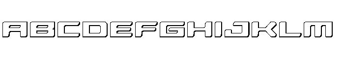 Race Pod 3D FONT