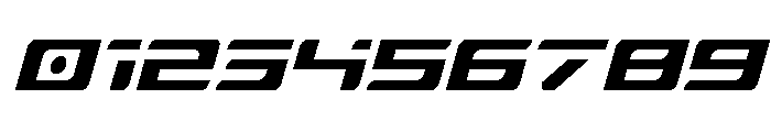 Race Pod Condensed Semi-Italic Font OTHER CHARS