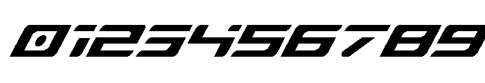 Race Pod Condensed Super-Ital Font OTHER CHARS