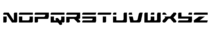 Race Pod Condensed Font UPPERCASE