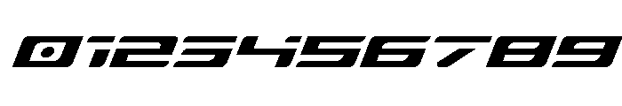 Race Pod Expanded Italic Font OTHER CHARS