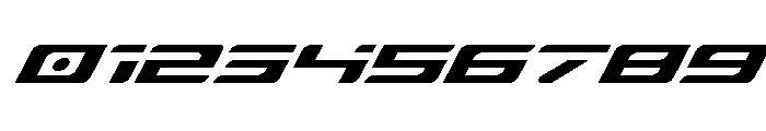 Race Pod Expanded Super-Italic Font OTHER CHARS
