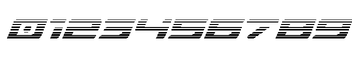 Race Pod Gradient Italic Font OTHER CHARS