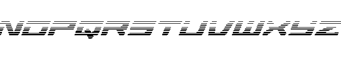 Race Pod Gradient Italic Font UPPERCASE