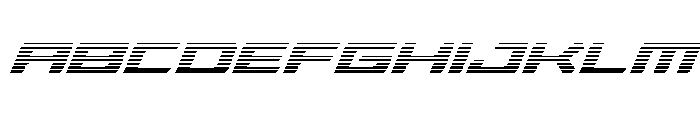Race Pod Gradient Italic FONT