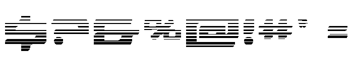 Race Pod Gradient Font OTHER CHARS