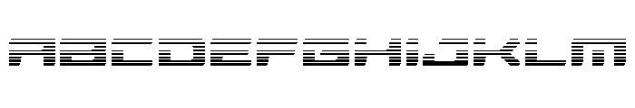 Race Pod Gradient Font UPPERCASE